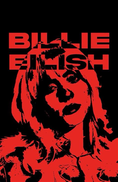 Billie Eilish poster in 2025 | Billie eilish, Music poster design ...
