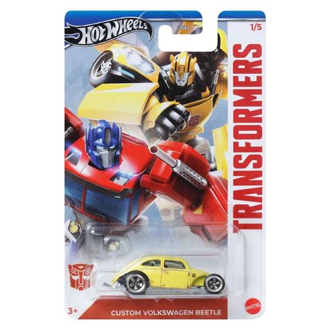 Hot Wheels Transformers Custom Volkswagen Beetle Die-Cast Police Car, 1 ...