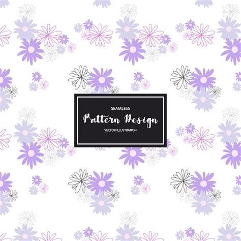 Purple white flower pattern Images - Free Download on Freepik