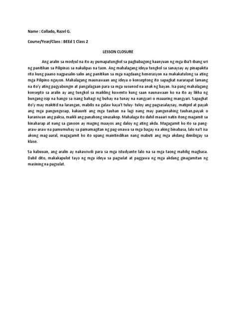 Image result for Lesson Closure