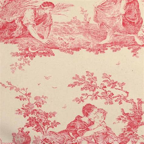 toile de jouy tissu ameublement en promotion pas chere - A&A Patrons
