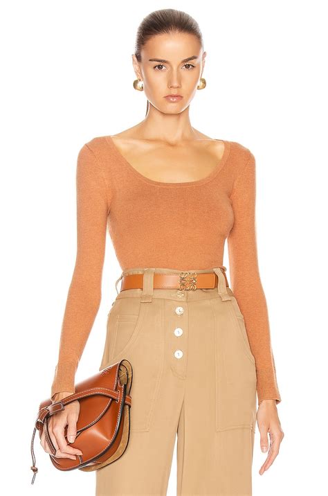 JoosTricot Scoop Neck Sweater in Cinnamon | FWRD