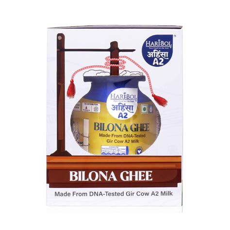Buy Hari Bol A2 Bilona Ghee - 500ml | Made from DNA-Tested Gir Cow A2 Milk