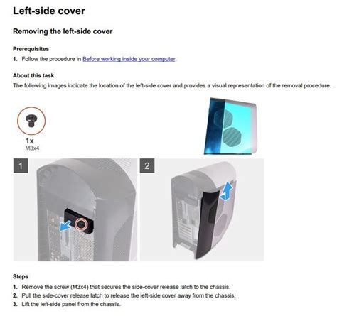 Alienware R9 Side Panel Part Number 的图像结果