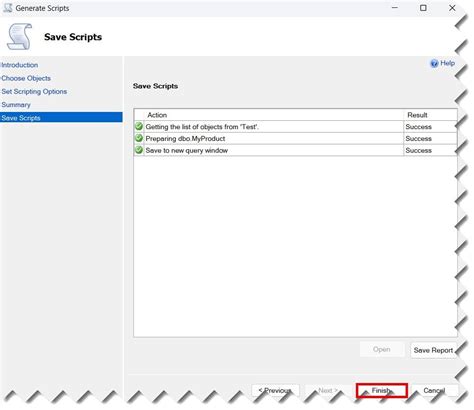 How to Get SQL Database Script 的图像结果