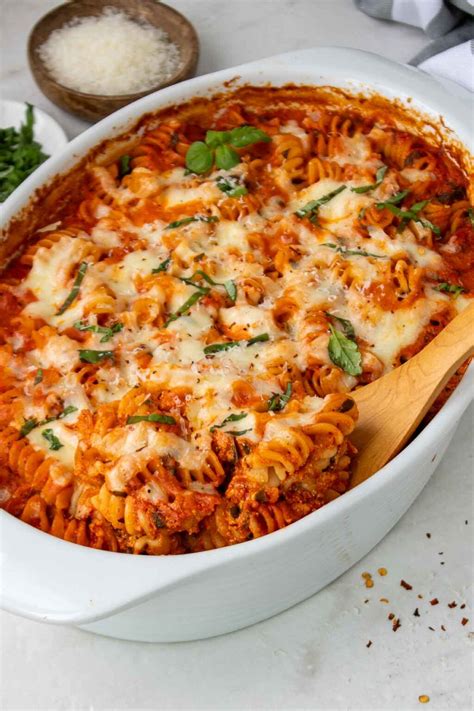 No-Boil Pasta Bake - Stephanie Kay Nutrition
