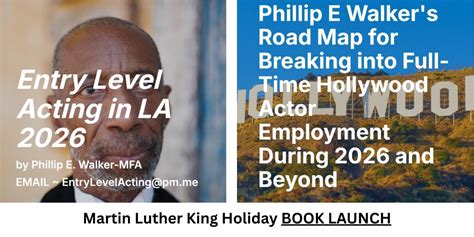 Entry Level Acting in LA 2026 BOOK LAUNCH, Solamonte Glass Booth ...