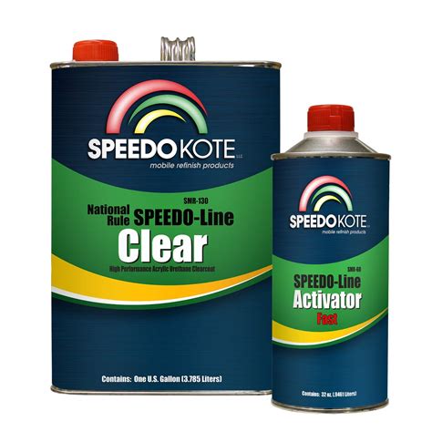 SpeedoKote SMR-130/60 - Automotive Clear Coat Fast Dry 2K Urethane ...