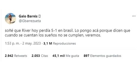 La dura premonición que tuvo un hincha de River que hizo estallar a los ...