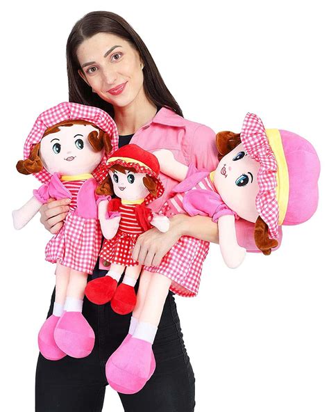 Buy Fun4You Candy Doll Super Soft 60cm Stuffed Girl - Polyfill Washable ...