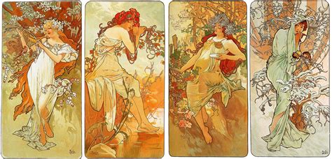 Four Seasons IV | Alphonse mucha art, Mucha art, Alphonse mucha