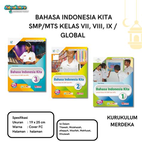 Jual [ REVISI ] Buku Bahasa Indonesia Kelas 7 8 9 SMP / Bahasa ...