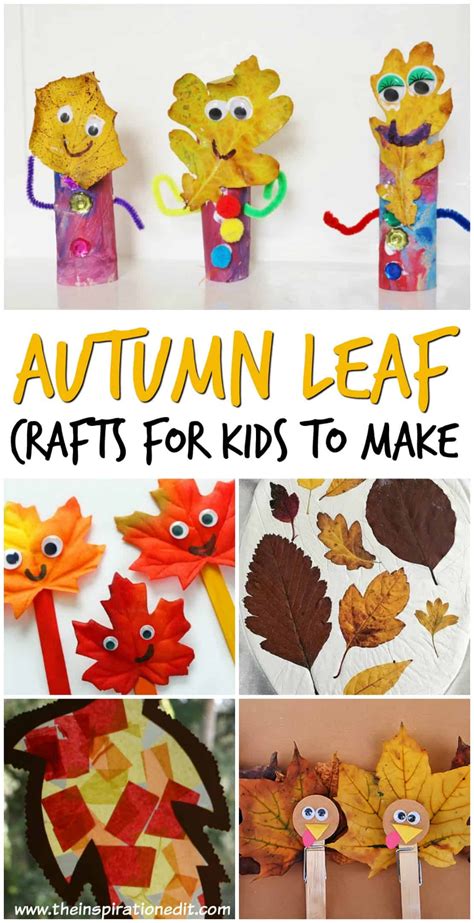 fall leaves crafts for kindergarten