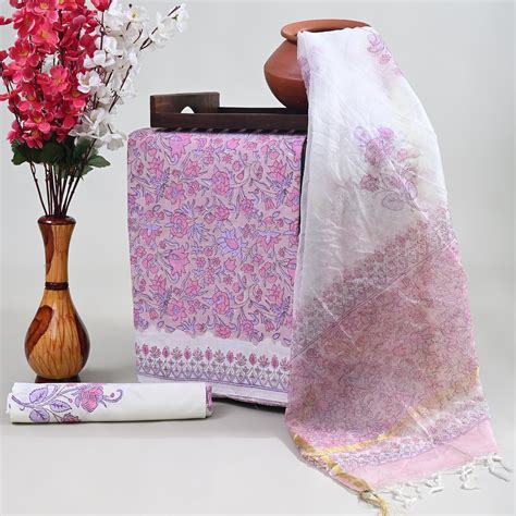 ORGANZA DUPATTA COTTON SUIT – tanchui