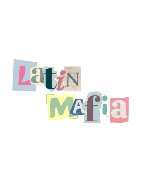 Latin mafia l | Regalos para amantes de libros, Latinas, Y luis miguel