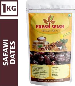 Fresh Wish Safawi Dates (Khajoor) - 1KG Dates Price in India - Buy ...