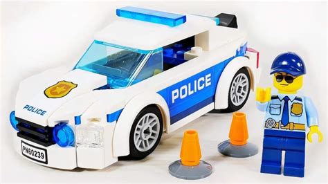 组装乐高城市警察，乐高积木玩具教程，玩具警车、巡逻车_好看视频