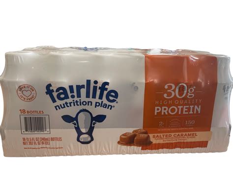 40 fairlife nutrition label
