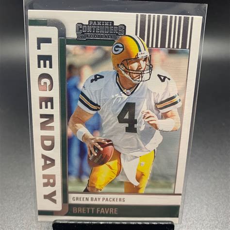 2022 Panini Contenders #LGD-BFA Brett Favre Legendary Insert Green Bay ...