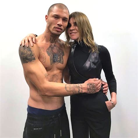 Hot Mugshot Guy Jeremy Meeks Poses With Carine Roitfeld