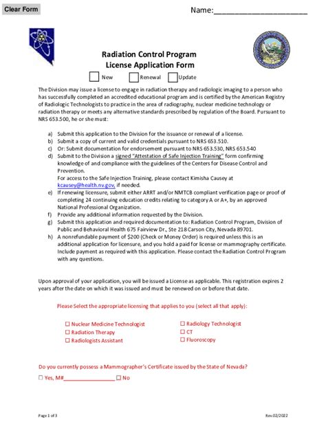 Fillable Online dpbh.nv.govuploadedFilesdpbhnvgovRadiation Therapy or ...