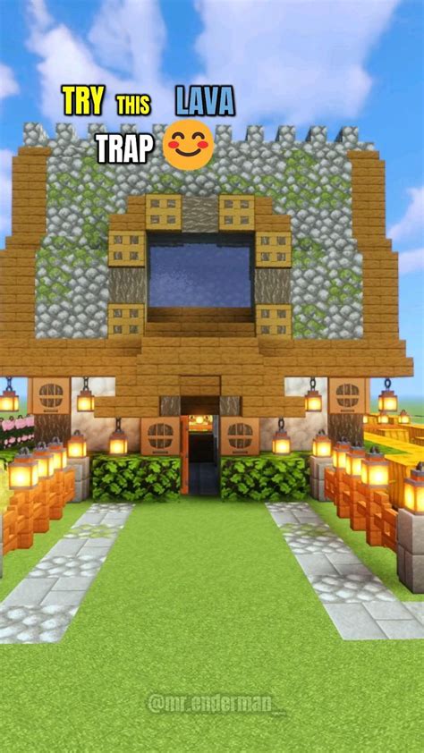 Image result for Minecraft Lava Trap Tutorial