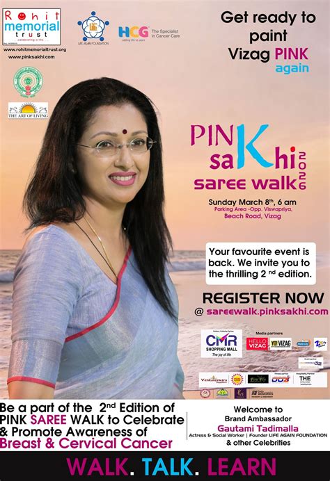 Pink Sakhi Saree Walk 2026, Ramakrishna Beach, Visakhapatnam, 8 March ...
