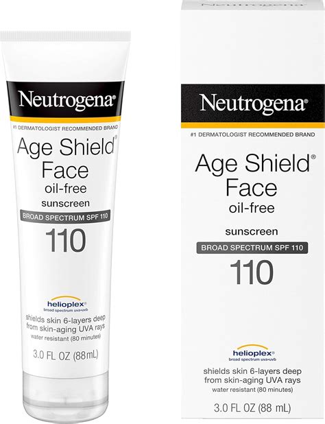 Neutrogena Age Shield Face Sunblock Lotion SPF 110 3 fl oz (88 ml): Buy ...