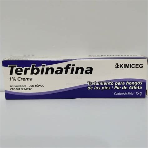 MEDICINA :: TERBINAFINA 1% CREMA (KIMICEG) - Sihay.com