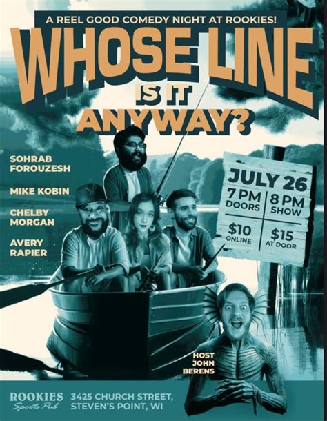 Whose Line Is It Anyway? A Reel Good Comedy Night at Rookies!, Rookies ...