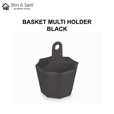 Multi Holder Black Basket – Velan Store