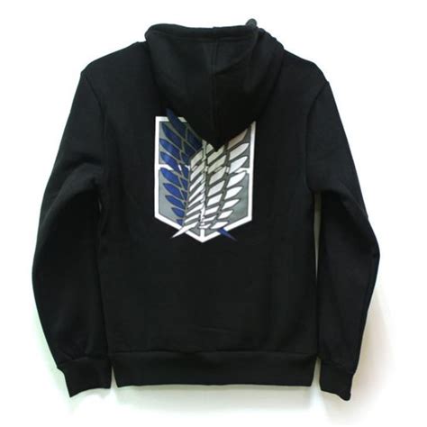 Buy Attack on Titan Shingeki No Kyojin Survey Corps Eren Cosplay Black ...