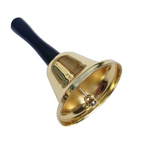 Gold Steel Hand Bell Loud Call Bell Alarm, Family Loves, Musical Hand ...