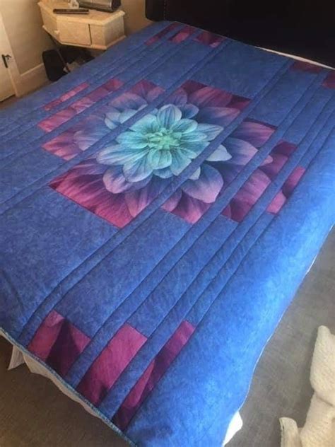 Image result for Playful Creative Flower Panel Quilt Pattern