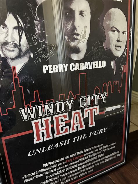 For Sale: Windy City Heat Poster signed by Mole, Don, and Perry. : r ...