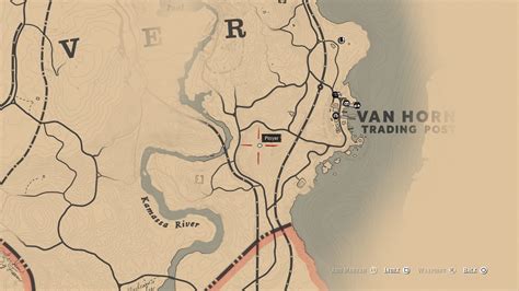 RDR2: The Poisonous Trail treasure map