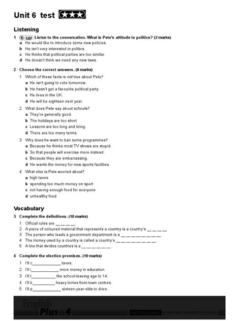 Image result for Listen 6 Practice Problems Unit 5