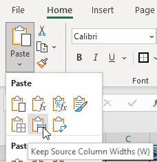 Excel Copy without Adjusting 的图像结果