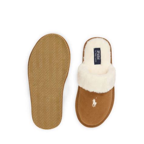 Polo Ralph Lauren | Women's Kelcie Mule Slippers | Flannels