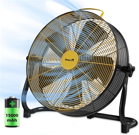 Amazon.com: Airvention Rechargeable Battery Operated Drum Fan, 12 inch ...