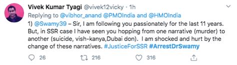 Netizens demand MP Subramanian Swamy's arrest in the Sushant Singh ...