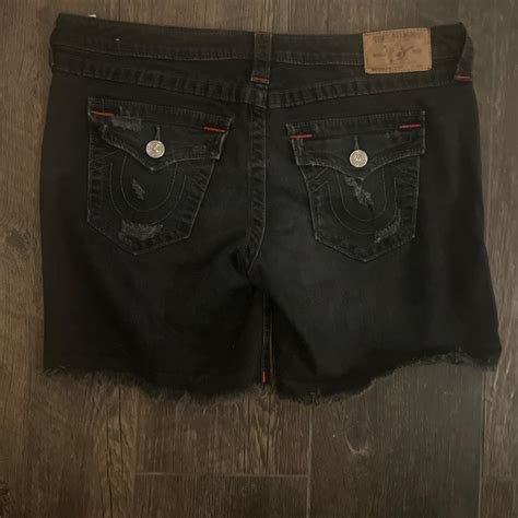 Women's true religion shorts Jean - Depop