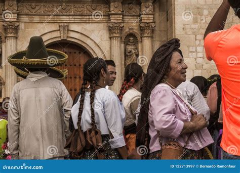 Indigenous People Celebrating the Guelaguetza in Oaxaca Mexico ...