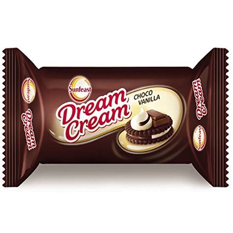 Sunfeast Dream Cream Biscuits - Chocolate and Vanilla, 60g Pack ...