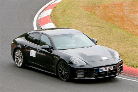 2023 Porsche Panamera Facelift Spied Flaunting Large Side Intakes ...