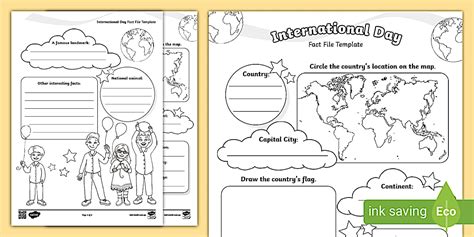 Country Fact File Worksheet 的图像结果