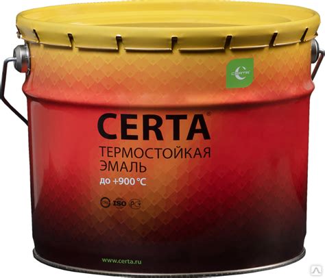 Эмаль термостойкая CERTA-HS, медный база Сraquelure 10кг купить за 915. ...