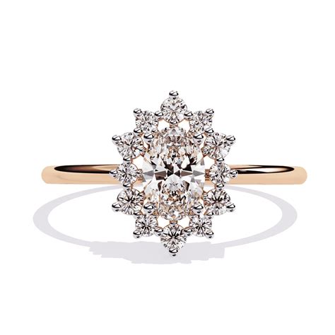 Oval Ring With Side Diamond Daily Wear Ring