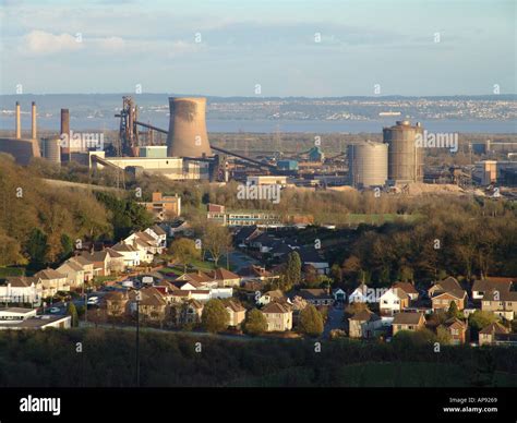 Llanwern Steelworks at Newport South Wales UK 2004 Stock Photo - Alamy