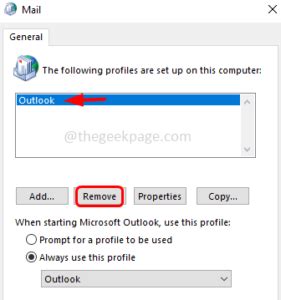 Image result for Remove Outlook Data File